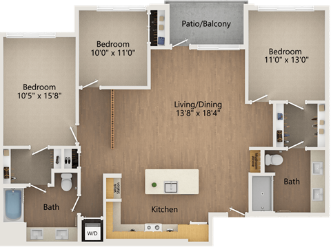 The Avalyn Chula Vista, CA C2 3x2 1342 SF