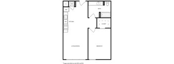 4801 Shattuck Apartments Oakland CA B2 floor plan