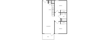 4801 Shattuck Apartments Oakland CA C1 floor plan