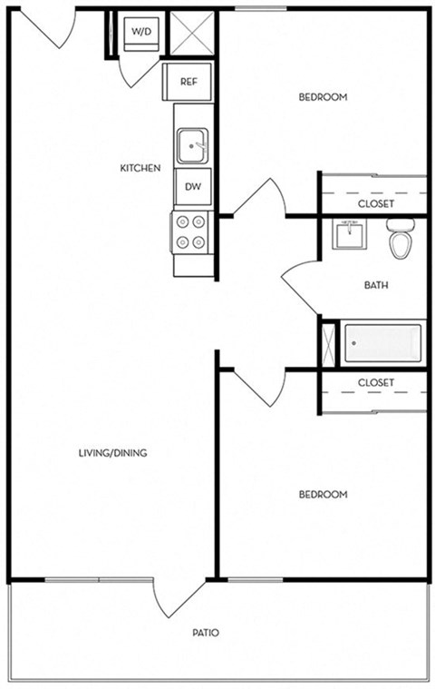 4801 Shattuck Apartments Oakland CA C2 floor plan