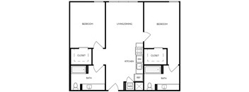 4801 Shattuck Apartments Oakland CA D1 floor plan