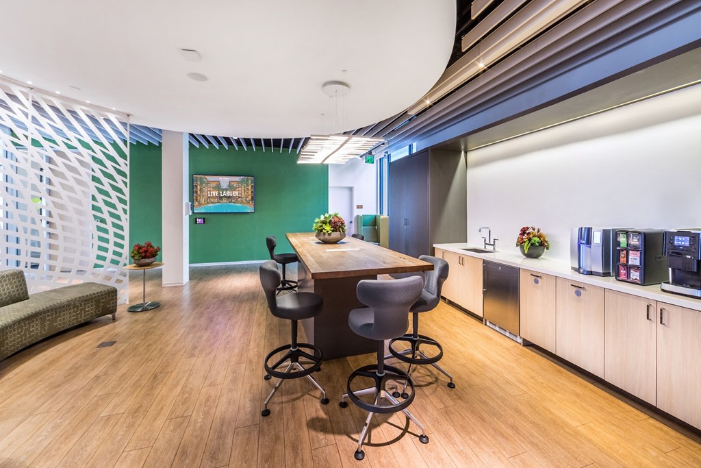 Coworking Space with Coffee & Tea Bar