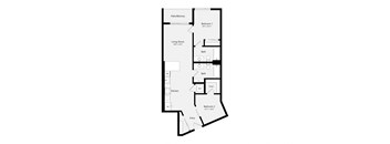 this floor plan is an approximation of a floor plan for a 208 sq ft