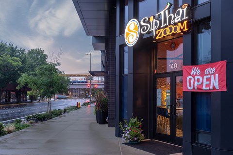 A Thai restaurant named Siam Thai ZOOM is open for business.
