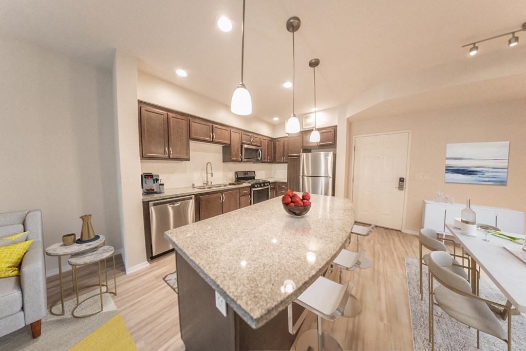 Main Street Village Irvine, CA El Dorado Model Kitchen
