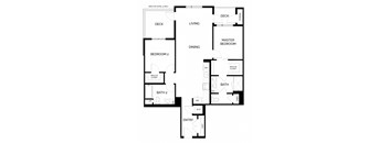 a floor plan of a house with an open floor plan