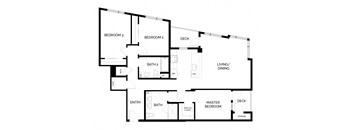 a floor plan of a house with an open floor plan