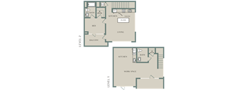 Essence Woodland Hills, CA Live Work 5 1x1 1504 SF