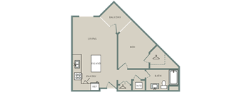 Essence Woodland Hills, CA B1 1x1 796 SF