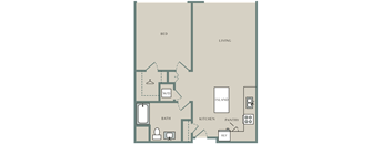 Essence Woodland Hills, CA B2 1x1 970 SF