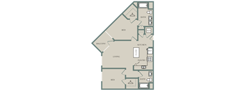 Essence Woodland Hills, CA C1 2x2 1030 SF