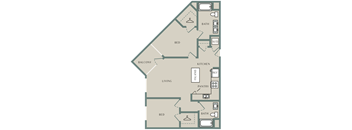 Essence Woodland Hills, CA C1A 2x2 1030 SF