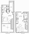 Aliso Los Angeles, CA L02 Floor Plan 808 SF