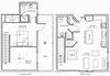 Aliso Los Angeles, CA L04 Floor Plan 889 SF