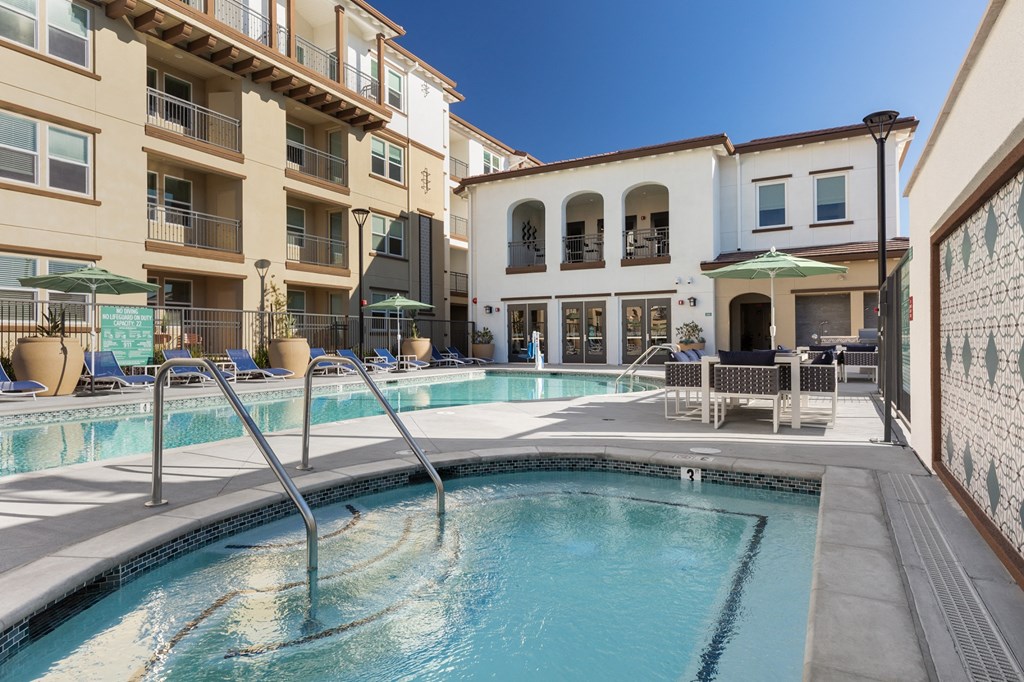 Palmia aged 55+ Luxury Apartments Fremont CA Pool 2