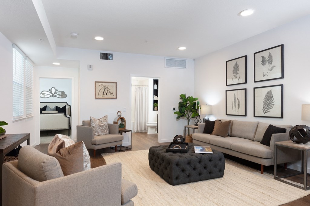 Palmia aged 55+ Luxury Apartments Fremont CA living room 3