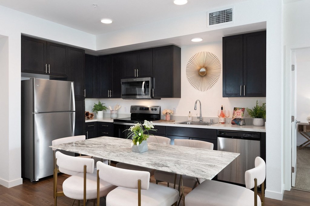 Palmia aged 55+ Luxury Apartments Fremont CA kitchen