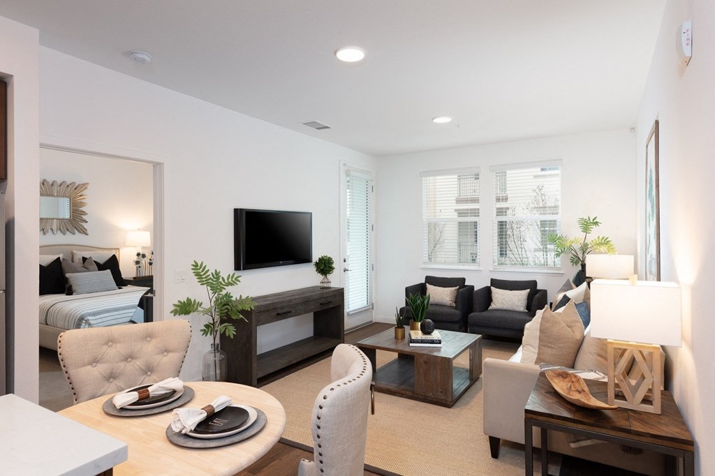 Palmia aged 55+ Luxury Apartments Fremont CA living room 3