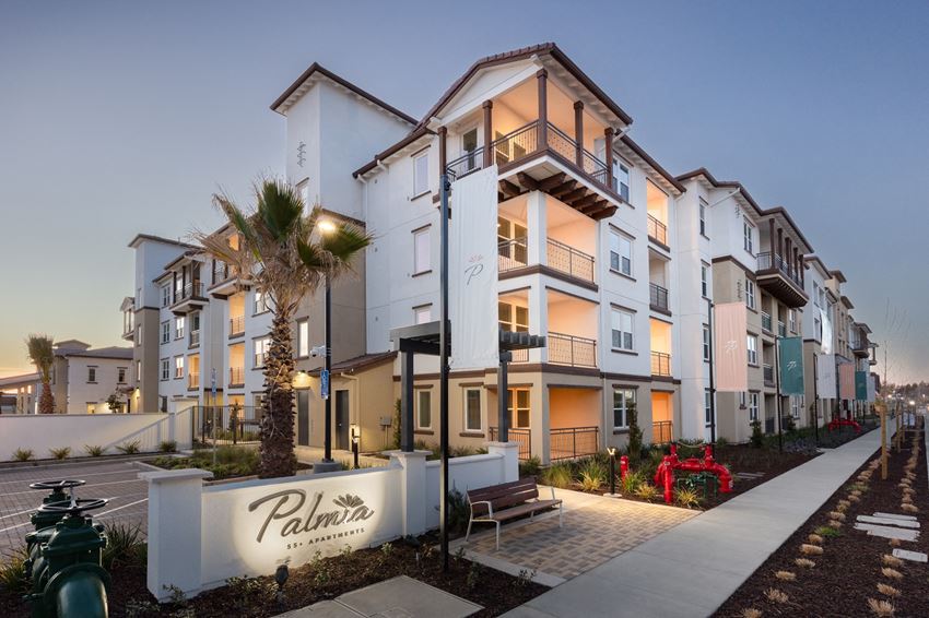 Palmia aged 55+ Luxury Apartments Fremont CA Palmia outdoor front - Photo Gallery 1