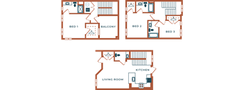 Legacy at Fitz Aurora  CO Townhome 1667 SF