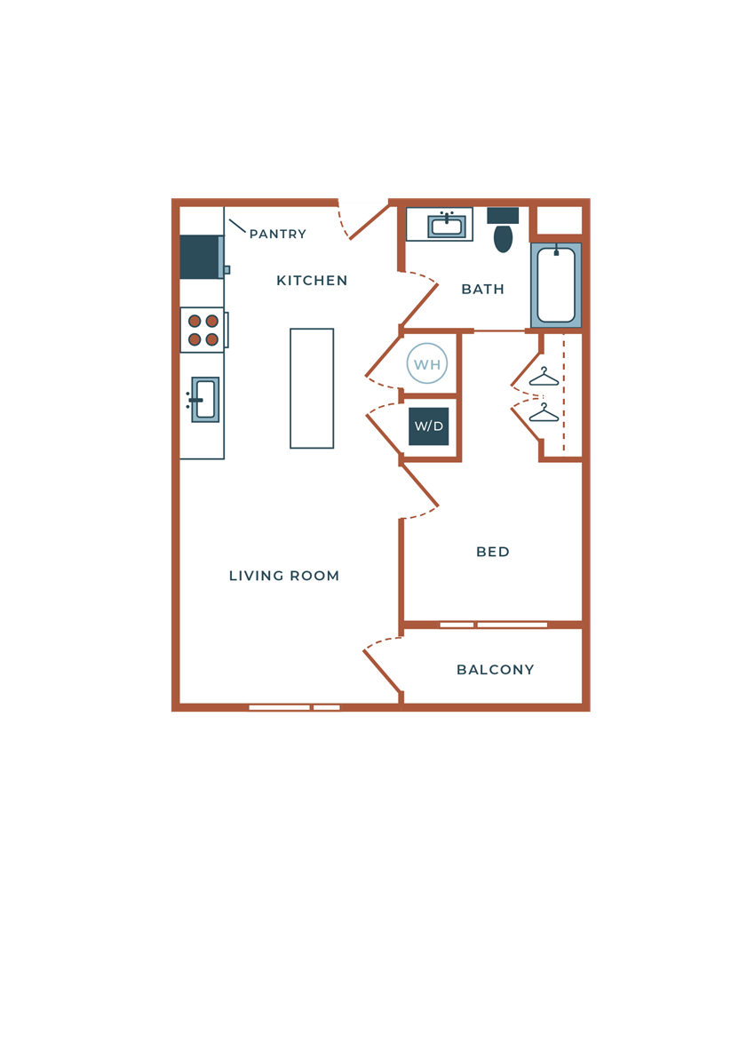 Legacy at Fitz A02B One Bedroom Legacy at Fitz A02B One Bedroom