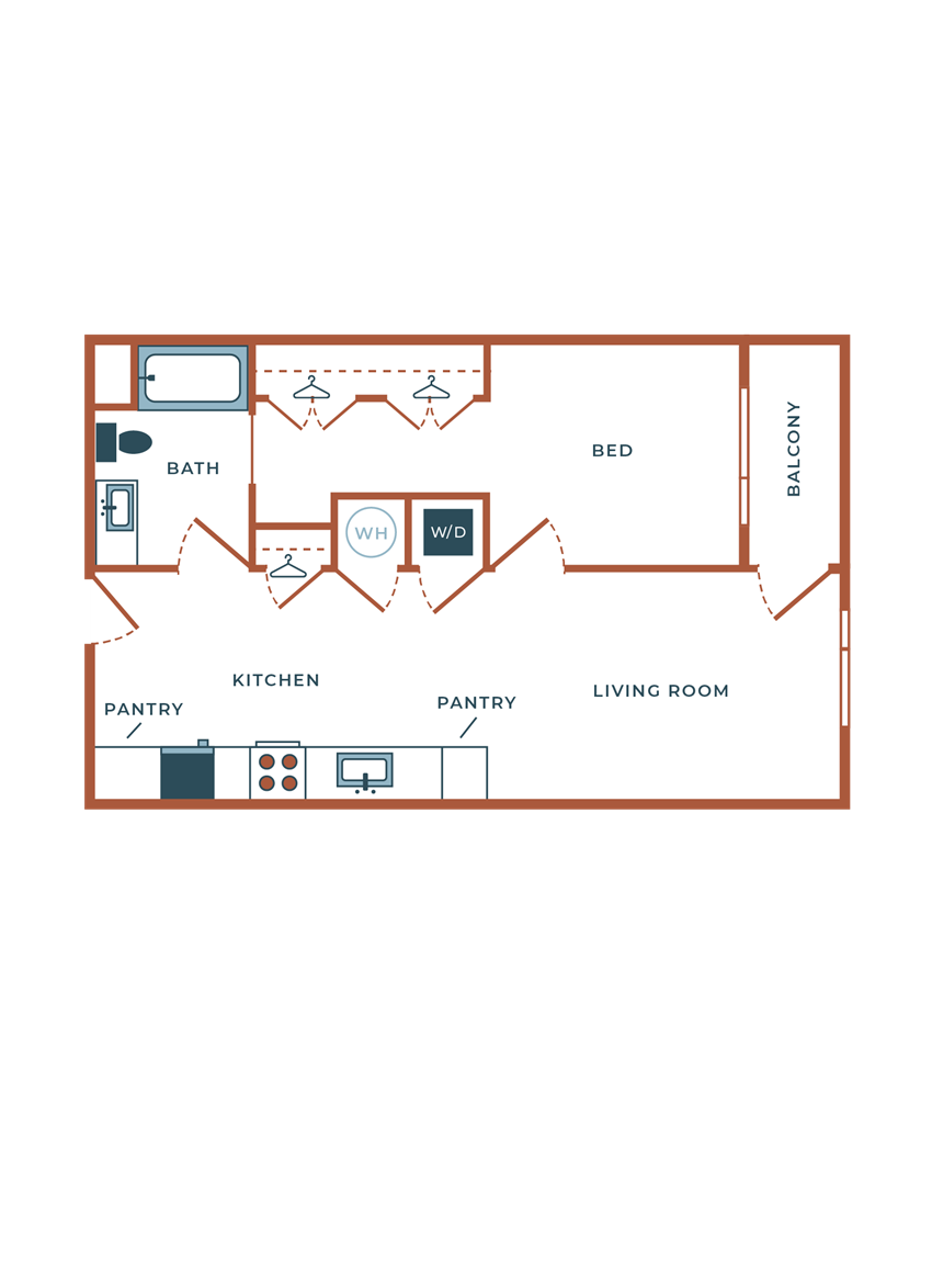 Legacy at Fitz A03B One Bedroom Legacy at Fitz A03B One Bedroom