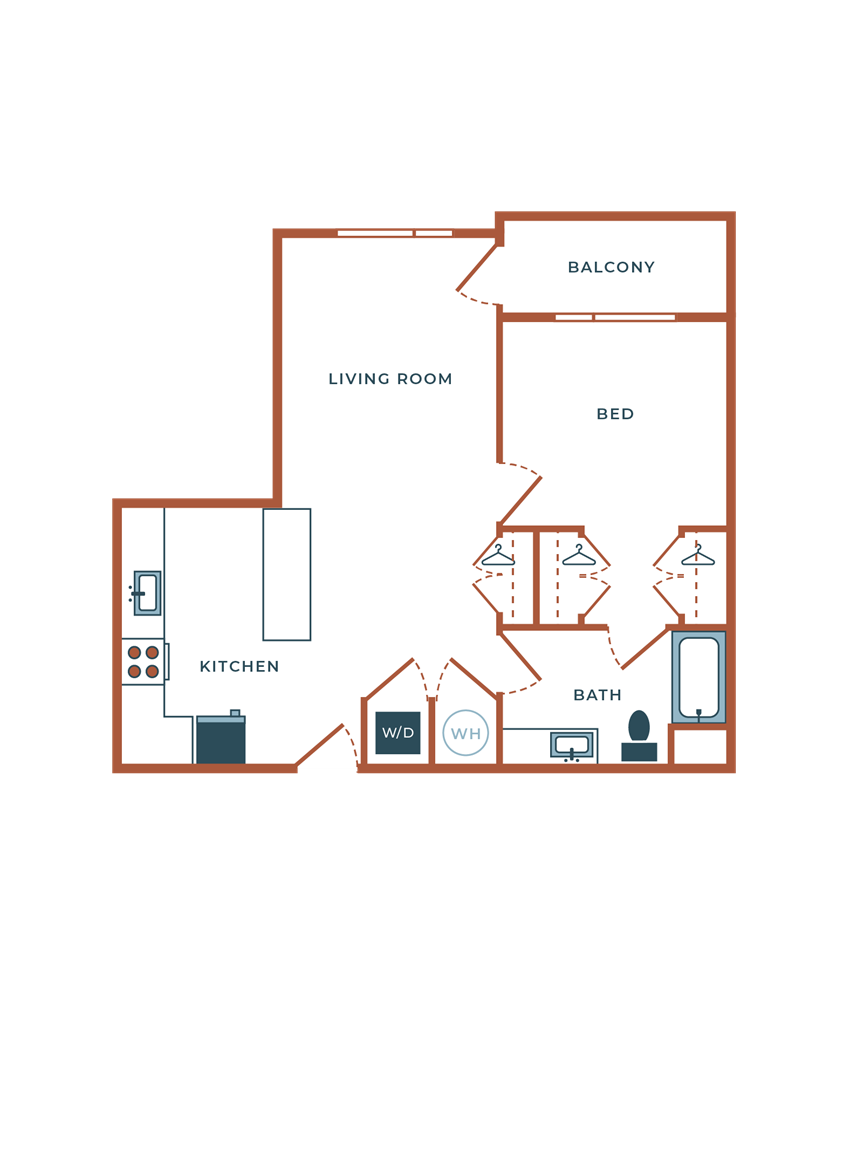 Legacy at Fitz A04B One Bedroom Legacy at Fitz A04B One Bedroom