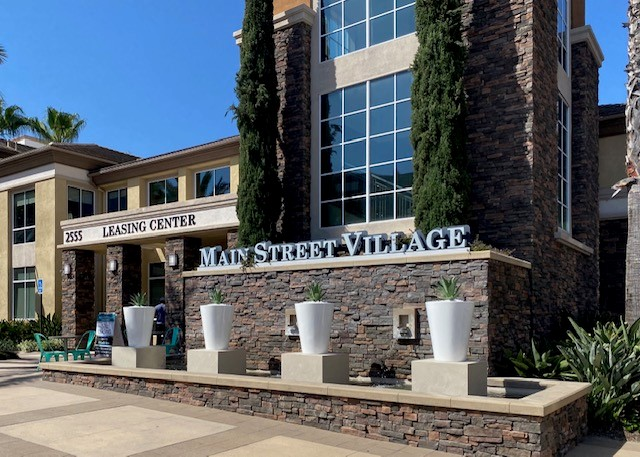 Main Street Village Irvine, CA Leasing Office Exterior