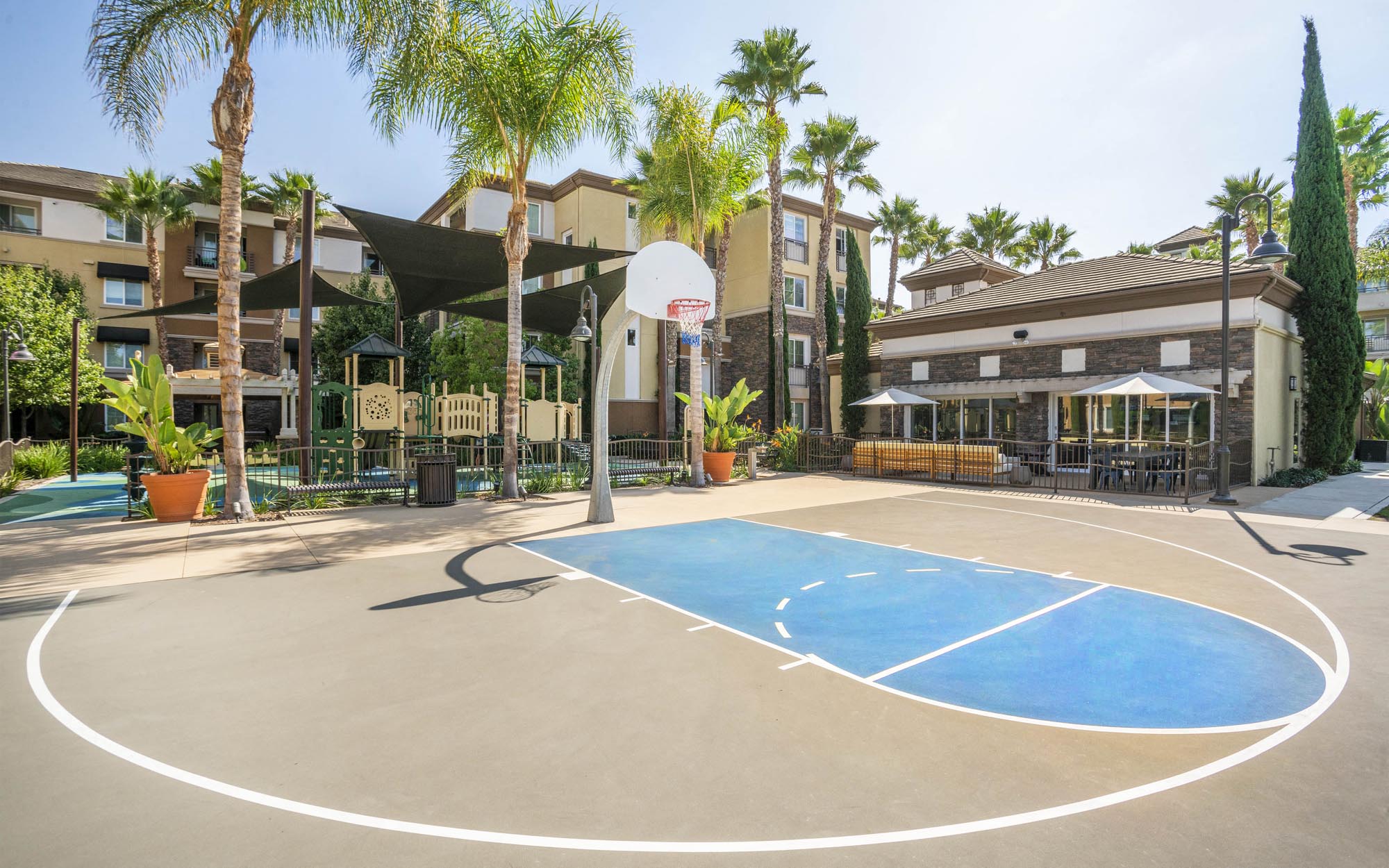 Main Street Village Irvine, CA Basketball Court