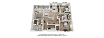 Main Street Village Irvine, CA Plumas Floor Plan 1424 SF