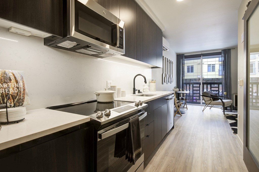 Maris West Seattle WA kitchen side view