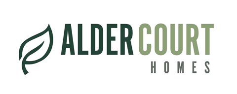 The image is a logo for a company named Alder Court Homes.