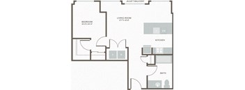 Maris Apartments West Seattle WA One Bed 6