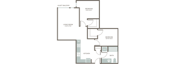 Maris Apartments West Seattle WA One Bed Den 2