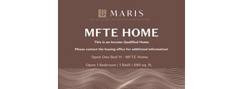 a clean invitation to a mite home event with a brown background and white text