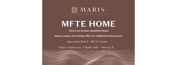 a clean invitation to a mite home event with a brown background and white text