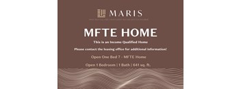 a clean invitation to a mite home event with a brown background and white text