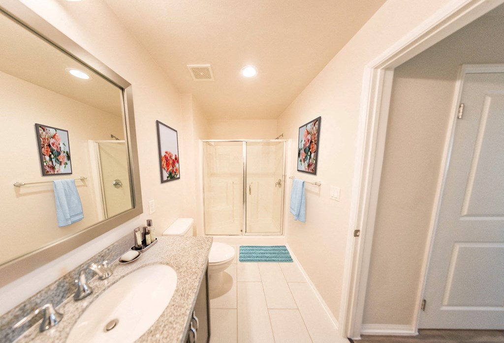 Main Street Village Irvine, CA Plumas Model Bathroom