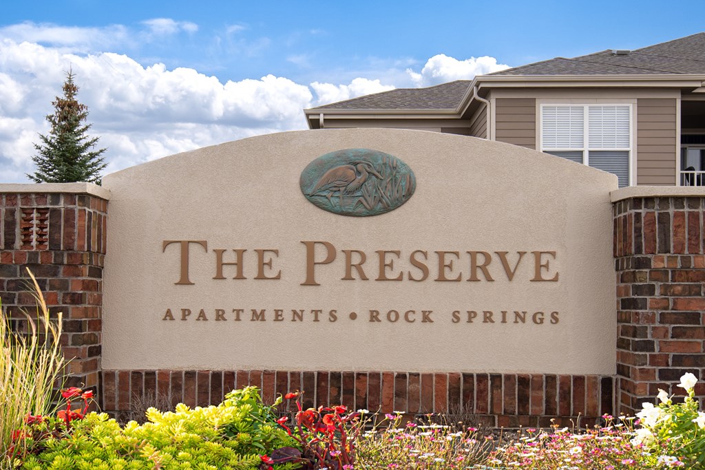 The Preserve apartments in Rock Springs is the name of the apartment complex.