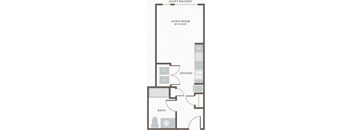 Maris Seattle, WA Studio 5 477 SF