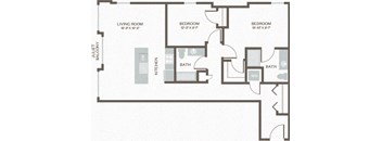 Maris Seattle, WA Two Bed Two Bath 8 1156 SF