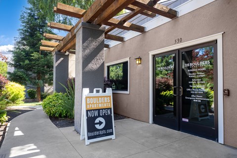 The Boulders Apartments are now open for business.