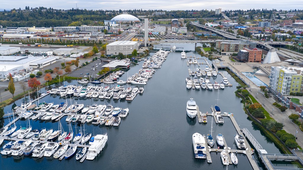 A marina filled with lots of boats.