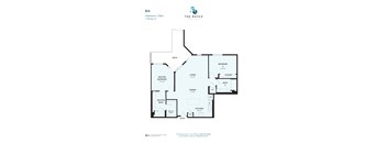 A floor plan for a property at The Royce Park Place shows a master bedroom suite and a bathroom.