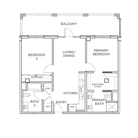 B1.1 2x2 916 sqft