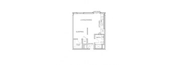 Studio S2 621 sqft