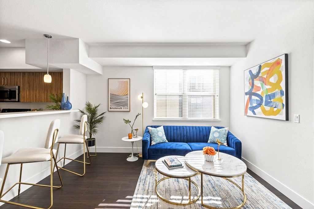 Tuscany Apartments Santa Clara CA living room 3