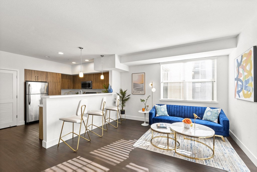 Tuscany Apartments Santa Clara CA living room 5