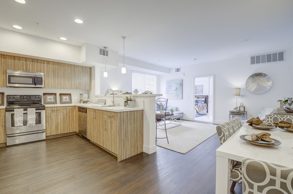 Tuscany Apartments Santa Clara CA kitchen view 2