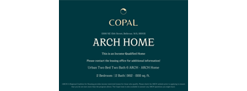 A poster advertising an ARCH Home in Bellevue, WA.